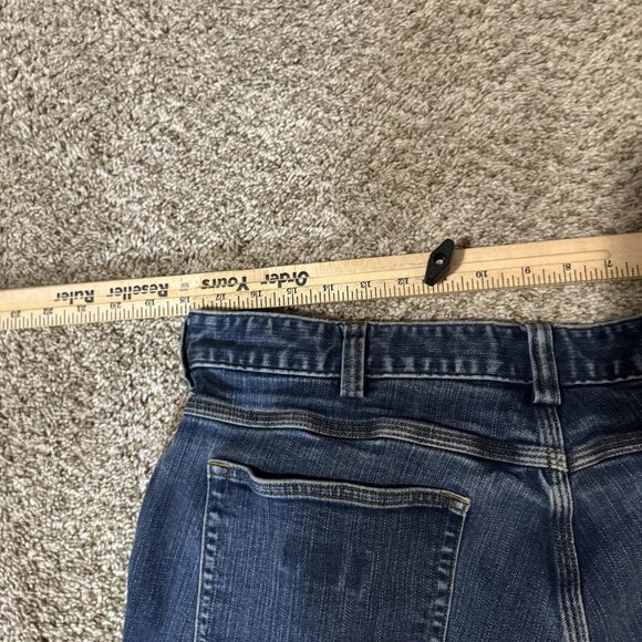 Duluth Jeans Mens 38x30 Blue Coolmax Flex Ballroom Relaxed Fit Stretch Denim - Picture 11 of 13